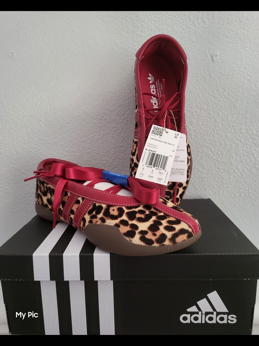 Adidas Women Taekwondo Ballet Mei Leopard Print Flats